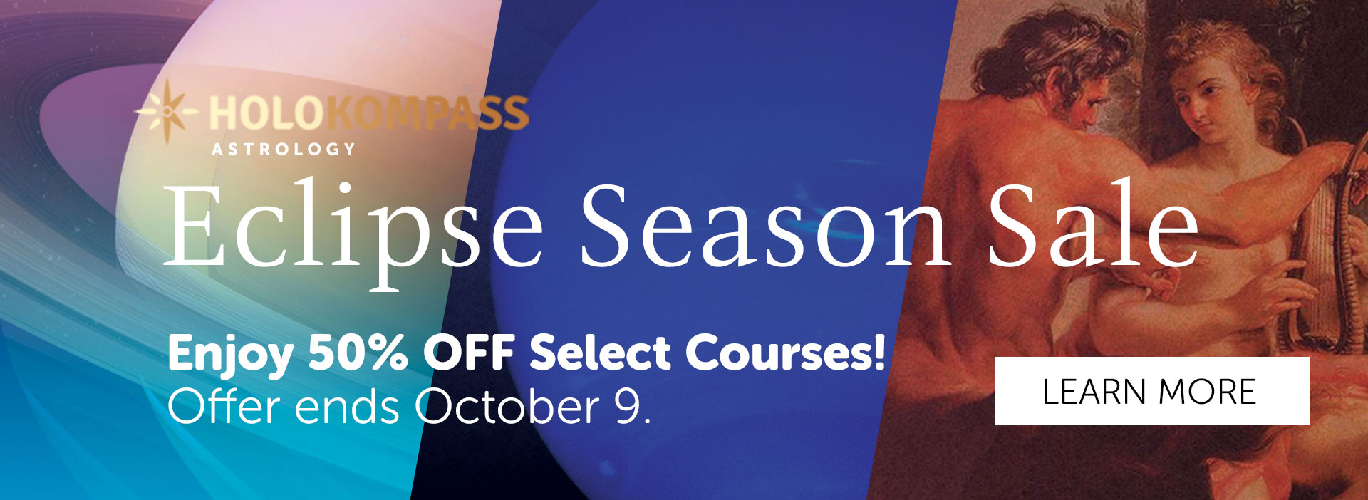 Eclipse Season Sale - Save 50% on Select Courses through October 9. Click Here to Learn More.